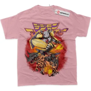 Agumon T-Shirt, WarGreymon True Fan Shirt SHIN1712092188 - Pink