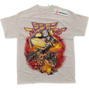 Agumon T-Shirt, WarGreymon True Fan Shirt SHIN1712092188 - Light Grey
