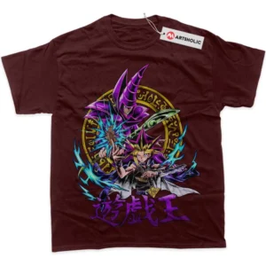 Dark Magician T-Shirt, Yugi Muto True Fan Shirt SHIN1712092189 - Wine Red