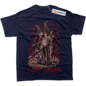 Light Yagami T-Shirt, Death Note True Fan Shirt SHIN1712092190 - Navy
