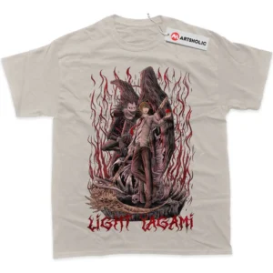 Light Yagami T-Shirt, Death Note True Fan Shirt SHIN1712092190 - Light Grey