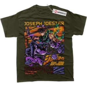 Joseph Joestar T-Shirt, JoJo? Bizarre Adventure True Fan Shirt SHIN1712092194 - Army Green