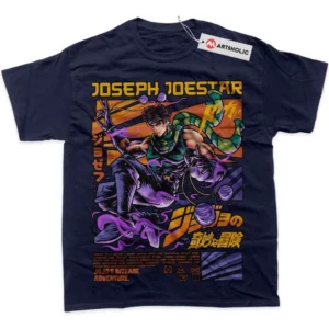 Joseph Joestar T-Shirt, JoJo? Bizarre Adventure True Fan Shirt SHIN1712092194 - Navy