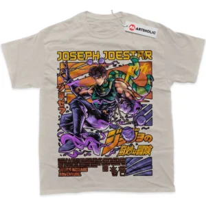 Joseph Joestar T-Shirt, JoJo? Bizarre Adventure True Fan Shirt SHIN1712092194 - Light Grey