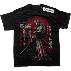 Kenshin Himura T-Shirt, Rurouni Kenshin True Fan Shirt SHIN1712092196 - Black