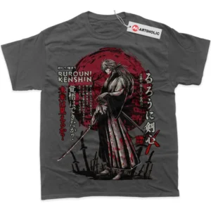 Kenshin Himura T-Shirt, Rurouni Kenshin True Fan Shirt SHIN1712092196 - Coffee