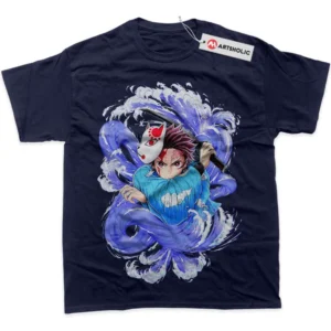 Tanjiro Kamado T-Shirt, Demon Slayer True Fan Shirt SHIN1712092197 - Navy
