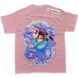 Tanjiro Kamado T-Shirt, Demon Slayer True Fan Shirt SHIN1712092197 - Pink