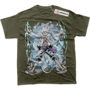 Monkey D Luffy T-Shirt, One Piece True Fan Shirt SHIN1712092201 - Army Green