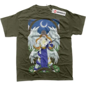 Angemon T-Shirt, Digimon Adventure True Fan Shirt SHIN1712092203 - Army Green