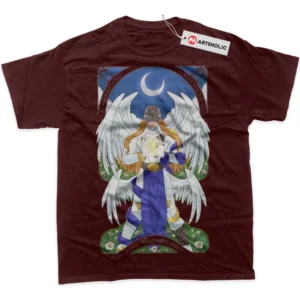 Angemon T-Shirt, Digimon Adventure True Fan Shirt SHIN1712092203 - Wine Red