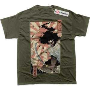 Rokutaro T-Shirt, Afro Samurai True Fan Shirt SHIN1712092204 - Army Green