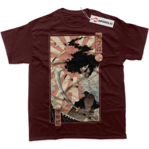 Rokutaro T-Shirt, Afro Samurai True Fan Shirt SHIN1712092204 - Wine Red