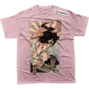 Rokutaro T-Shirt, Afro Samurai True Fan Shirt SHIN1712092204 - Pink