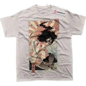 Rokutaro T-Shirt, Afro Samurai True Fan Shirt SHIN1712092204 - Light Grey