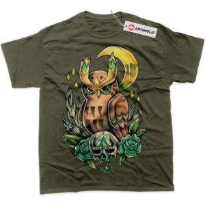 Noctowl T-Shirt, Pokemon True Fan Shirt SHIN1712092207 - Army Green