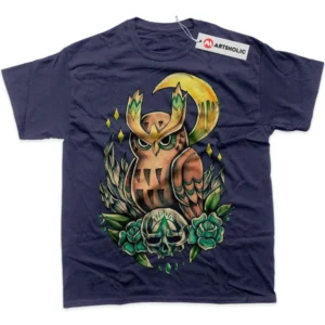 Noctowl T-Shirt, Pokemon True Fan Shirt SHIN1712092207 - Navy