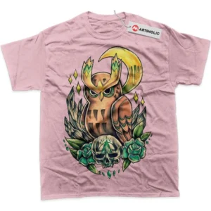 Noctowl T-Shirt, Pokemon True Fan Shirt SHIN1712092207 - Pink