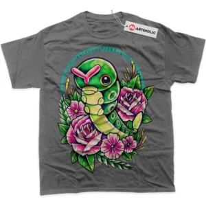 Caterpie T-Shirt, Pokemon True Fan Shirt SHIN1712092208 - Coffee
