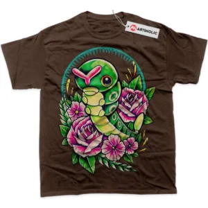 Caterpie T-Shirt, Pokemon True Fan Shirt SHIN1712092208 - Carbon