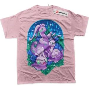 Goomy T-Shirt, Pokemon True Fan Shirt SHIN1712092209 - Pink