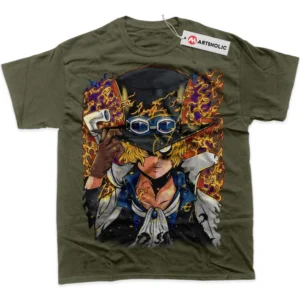 Sabo T-Shirt, One Piece True Fan Shirt SHIN1712092211 - Army Green