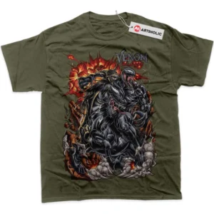 Venom T-Shirt, Marvel Comics True Fan Shirt SHIN1712092214 - Army Green