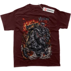 Venom T-Shirt, Marvel Comics True Fan Shirt SHIN1712092214 - Wine Red