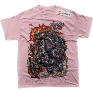 Venom T-Shirt, Marvel Comics True Fan Shirt SHIN1712092214 - Pink