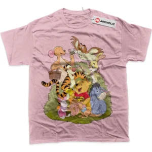 Winnie the Pooh T-Shirt, Animated True Fan Shirt SHIN1712092215 - Pink
