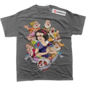 Snow White and the Seven Dwarfs T-Shirt, Animated True Fan Shirt SHIN1712092216 - Coffee