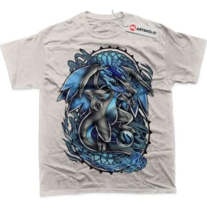 Charizard T-Shirt, Pokemon True Fan Shirt SHIN1712092218 - Light Blue