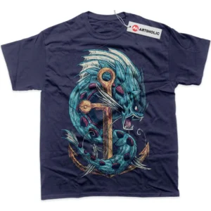 Gyarados T-Shirt, Pokemon True Fan Shirt SHIN1712092219 - Navy