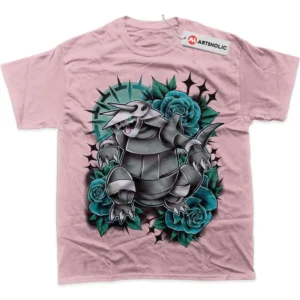 Aggron T-Shirt, Pokemon True Fan Shirt SHIN1712092223 - Pink