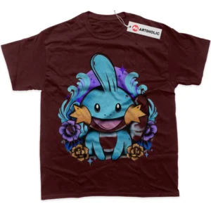 Mudkip T-Shirt, Pokemon True Fan Shirt SHIN1712092224 - Wine Red