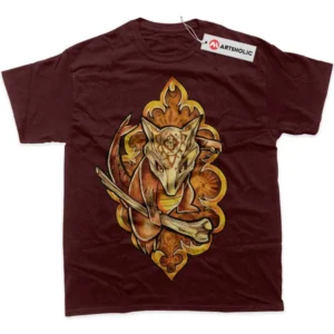 Cubone T-Shirt, Pokemon True Fan Shirt SHIN1712092225 - Wine Red