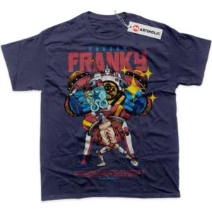 Franky T-Shirt, One Piece True Fan Shirt SHIN1712092226 - Navy