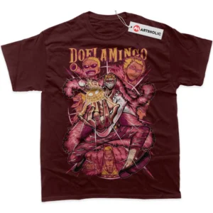 Donquixote Doflamingo T-Shirt, One Piece True Fan Shirt SHIN1712092227 - Wine Red