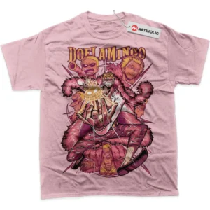 Donquixote Doflamingo T-Shirt, One Piece True Fan Shirt SHIN1712092227 - Pink
