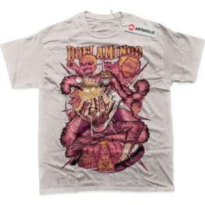 Donquixote Doflamingo T-Shirt, One Piece True Fan Shirt SHIN1712092227 - Light Blue