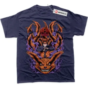 Kurama vs Naruto Uzumaki T-Shirt, Anime True Fan Shirt SHIN1712092228 - Navy