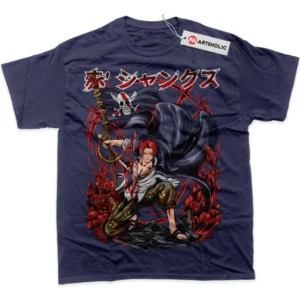 Shanks T-Shirt, One Piece True Fan Shirt SHIN1712092229 - Navy