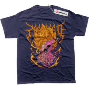 Son Goku vs Majin Buu T-Shirt, Dragon Ball True Fan Shirt SHIN1712092230 - Navy
