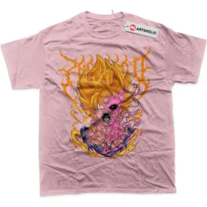 Son Goku vs Majin Buu T-Shirt, Dragon Ball True Fan Shirt SHIN1712092230 - Pink