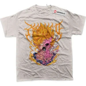 Son Goku vs Majin Buu T-Shirt, Dragon Ball True Fan Shirt SHIN1712092230 - Sand