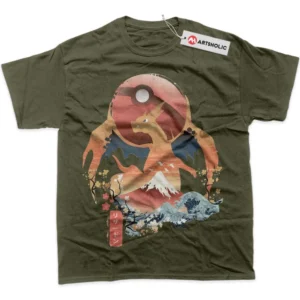 Charizard T-Shirt, Pokemon True Fan Shirt SHIN1712092231 - Army Green