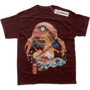 Charizard T-Shirt, Pokemon True Fan Shirt SHIN1712092231 - Wine Red