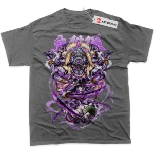 Roronoa Zoro T-Shirt, One Piece True Fan Shirt SHIN1712092234 - Coffee