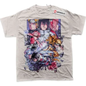 Naruto T-Shirt, Anime True Fan Shirt SHIN1712092235 - Light Grey