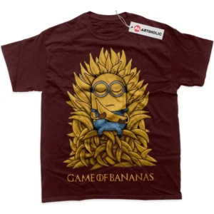 Minions T-Shirt, Animated True Fan Shirt SHIN1712092237 - Wine Red